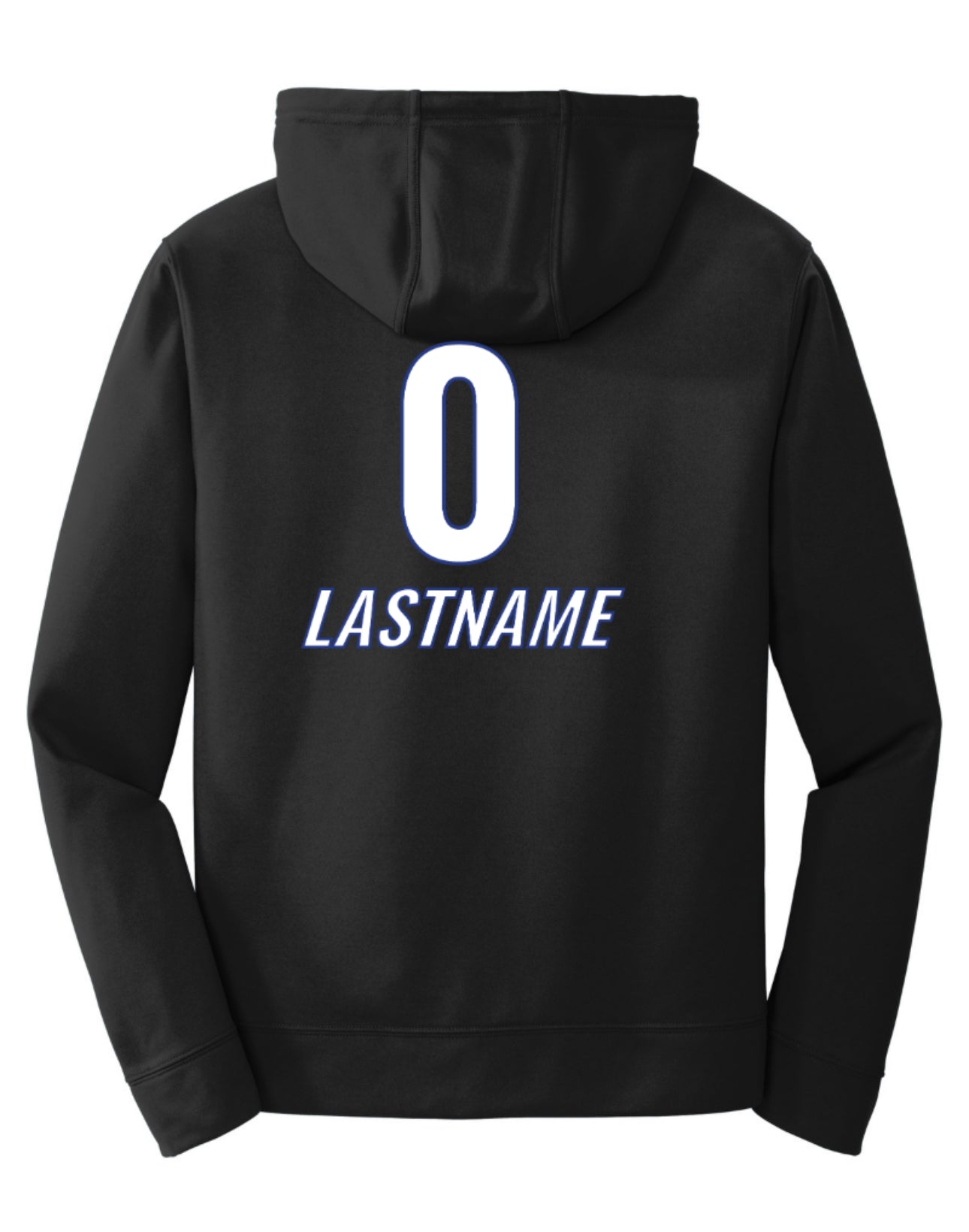 SKYLINE17royal Port & Co Performance Hoodie Sweatshirt - Black