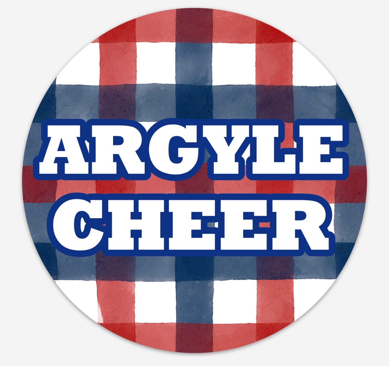 2026ARGYLECheer Vinyl Sticker - Argyle Middle School