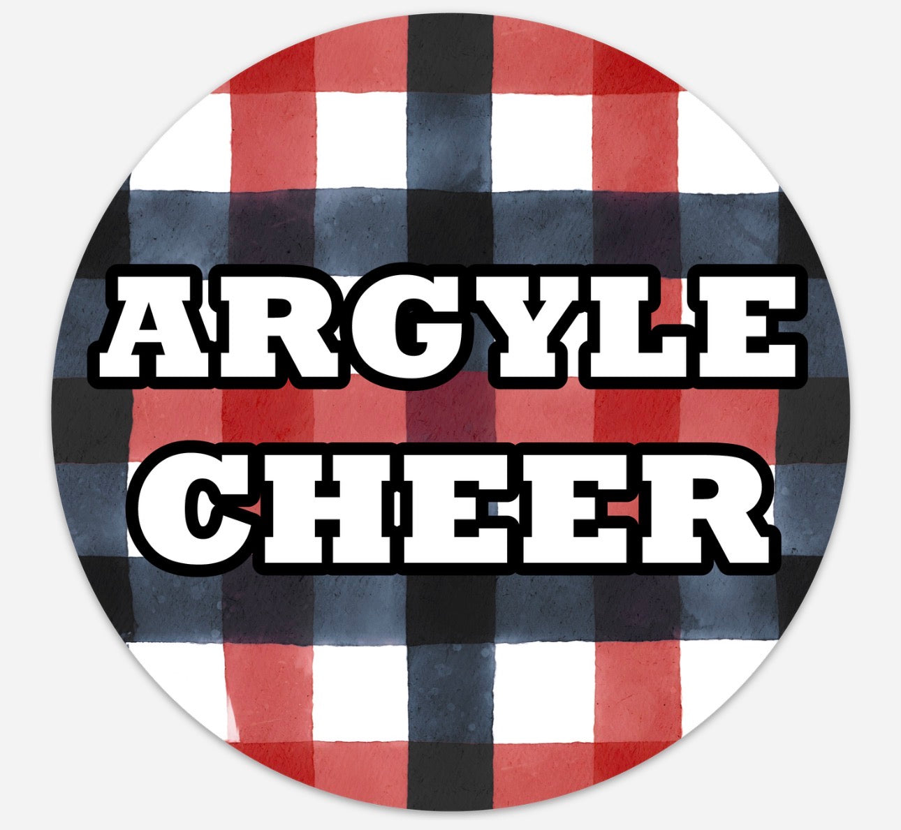 2026ARGYLECheer Vinyl Sticker - Argyle High School