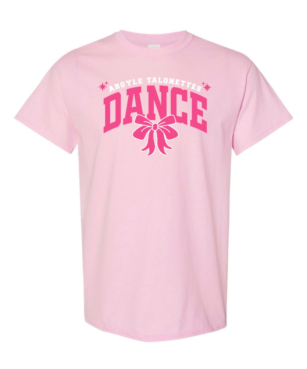 Talonettes DANCE - Gildan 100% Cotton Short Sleeve Tee - ADULT - Light Pink
