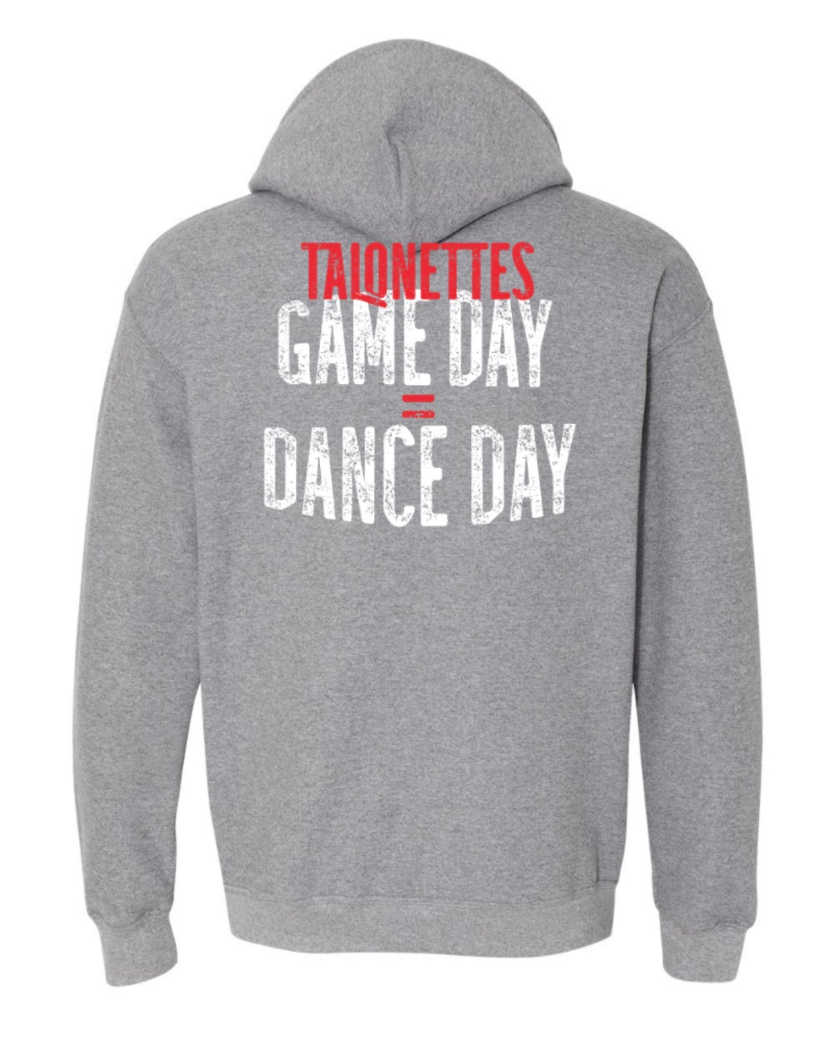 Talonettes FOOTBALL - Gildan Heavy Blend Hooded Pullover Sweatshirt - ADULT - Graphite Heather