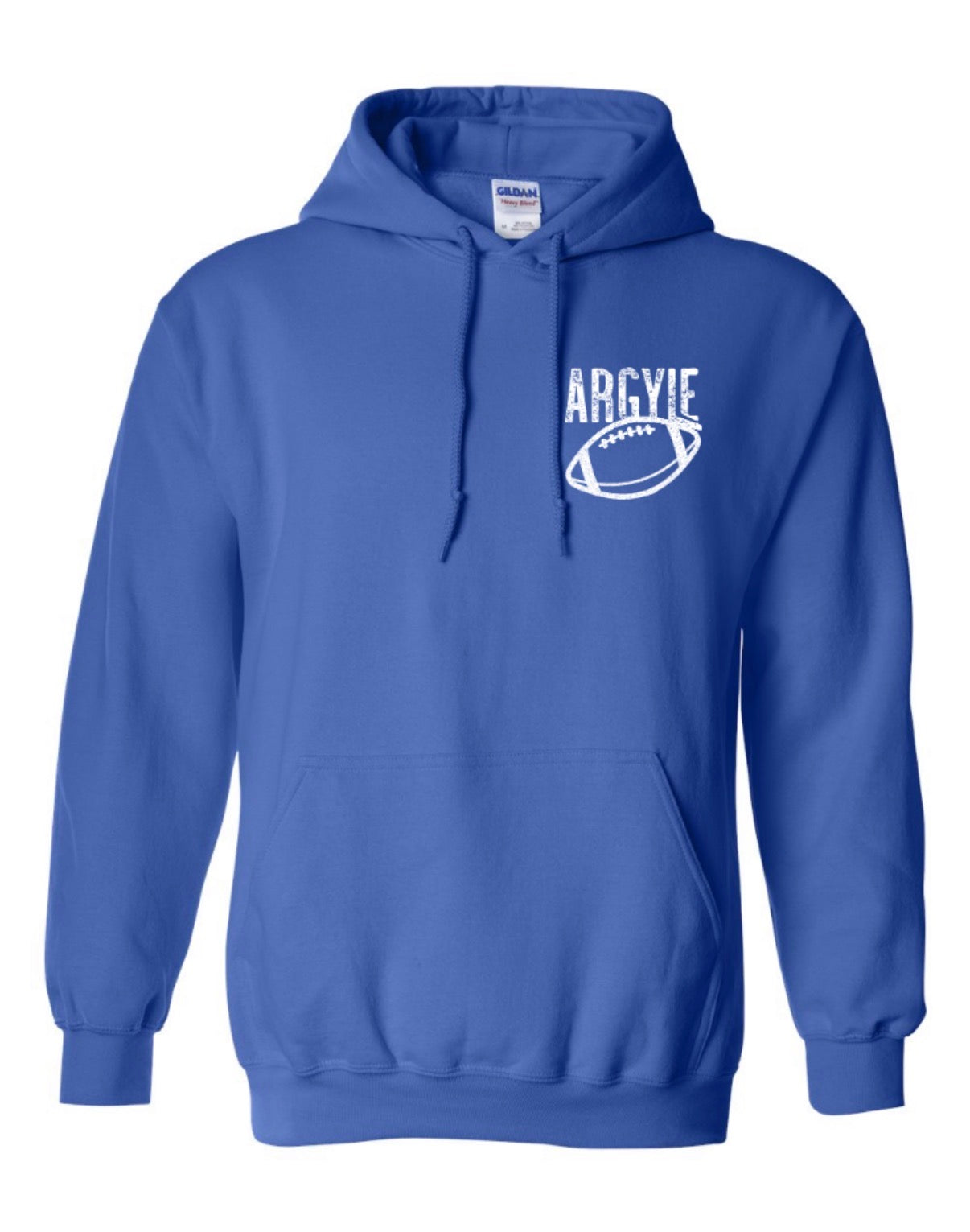 Talonettes FOOTBALL - Gildan Heavy Blend Hooded Pullover Sweatshirt - ADULT - Royal