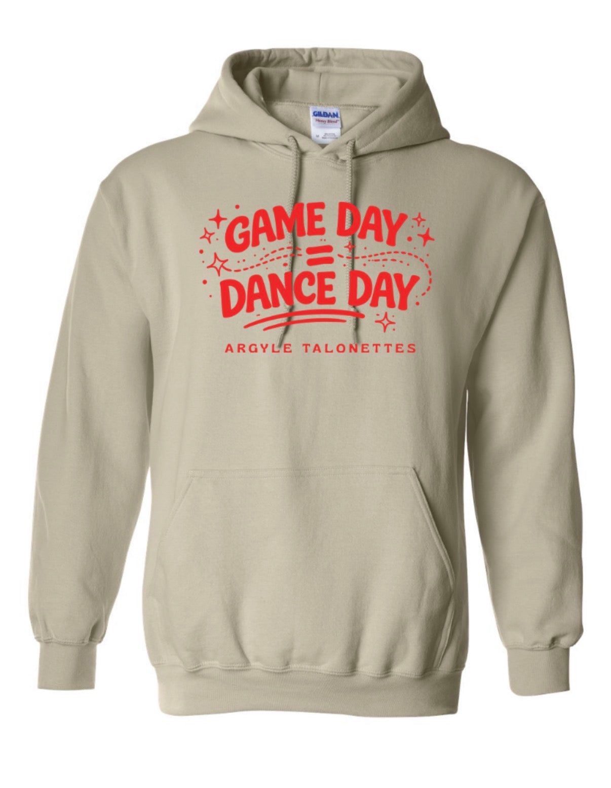 Talonettes DANCE DAY - Gildan Heavy Blend Hooded Pullover Sweatshirt - ADULT - Sand