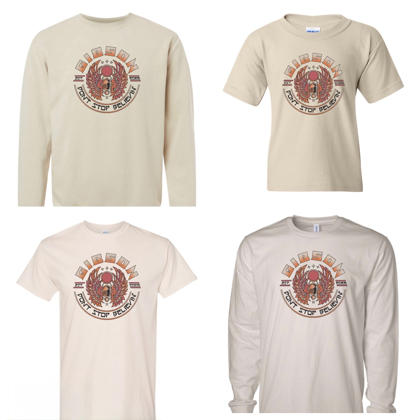 2026 Gibson Journey Circle - Independent Trading Premium Long Sleeve Tee - ADULT - Pigment Ivory