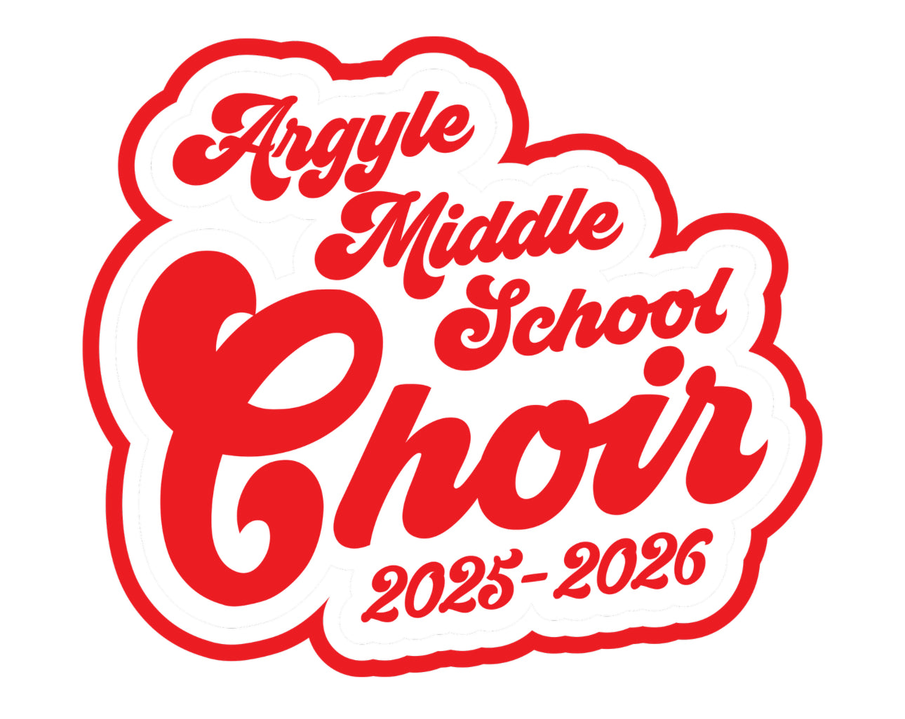 Argyle Middle School Choir - Comfort Colors Hoodie Sweatshirt - Black