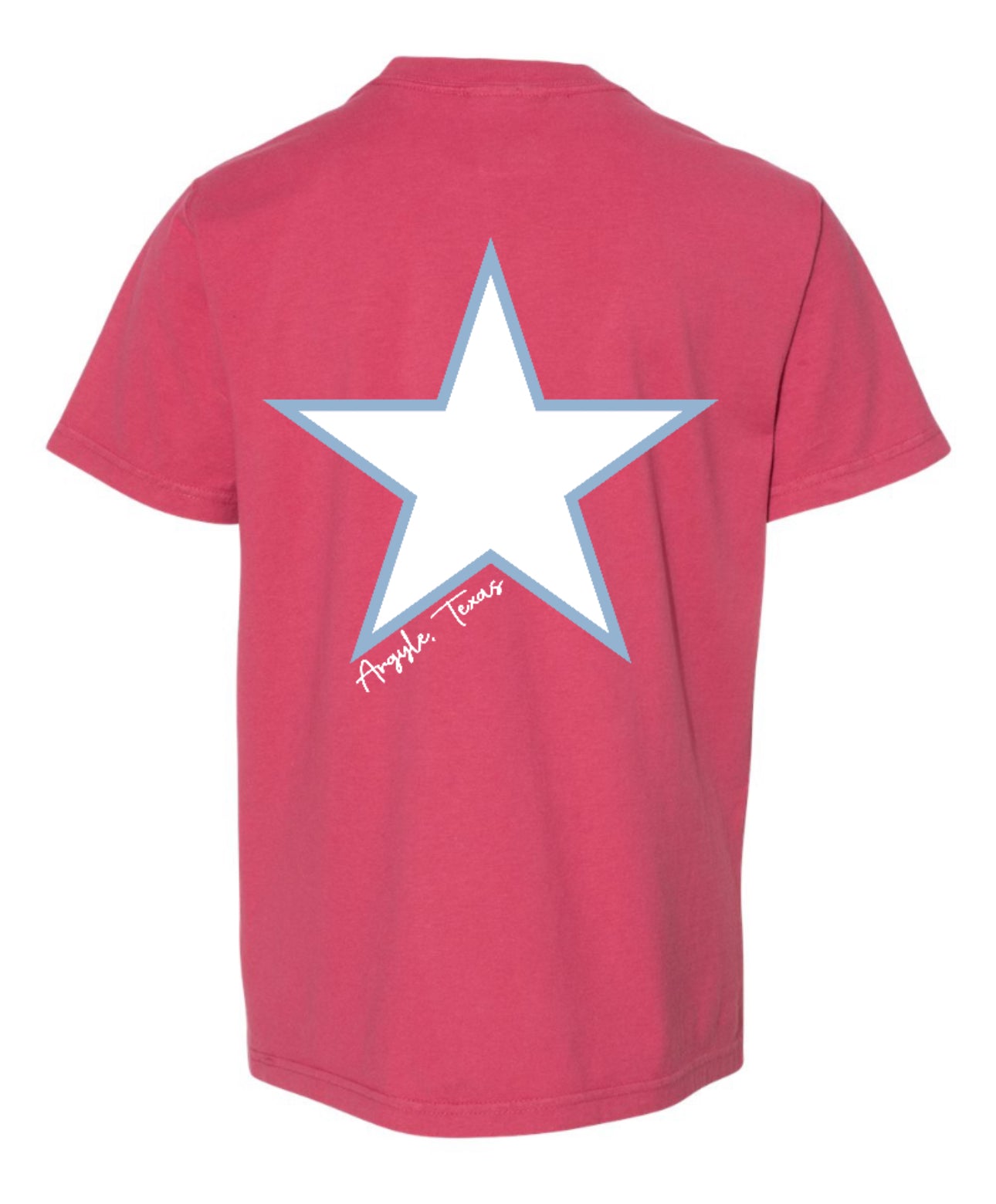 ArgyleCheer USA Spirit Short Sleeve Tee - Youth - Crimson Fall