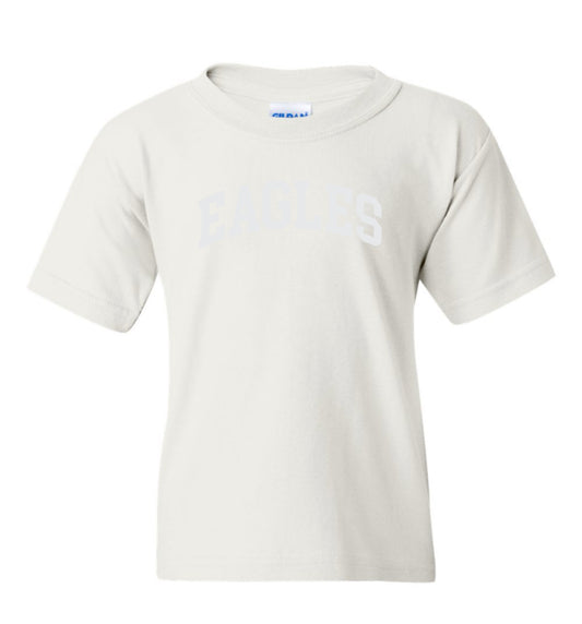 FINAL FEW - ArgyleCheer White Night Spirit Short Sleeve Tee - Youth - PUFF White