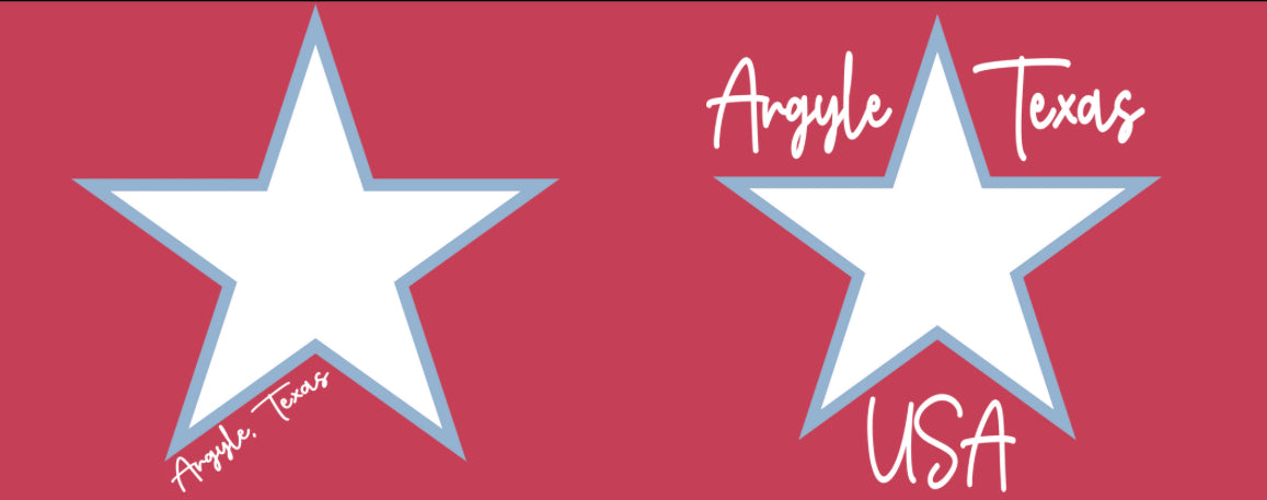 ArgyleCheer USA Spirit Short Sleeve Tee - Youth - Crimson Fall