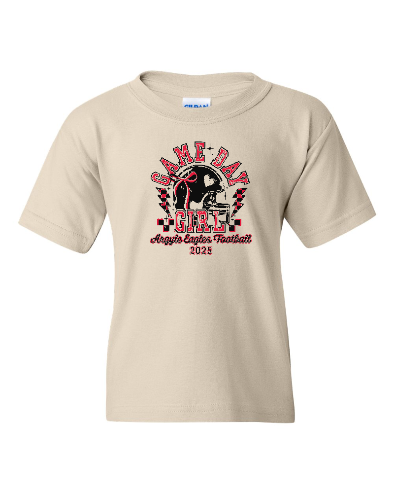 Varsity Gameday Girl '25 - Gildan Short Sleeve - Youth - Natural