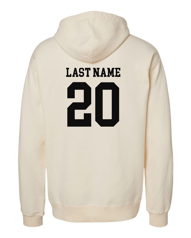 Varsity Gameday Girl '25 - ComfortWash Hodie Sweatshirt - Adult - Parchment