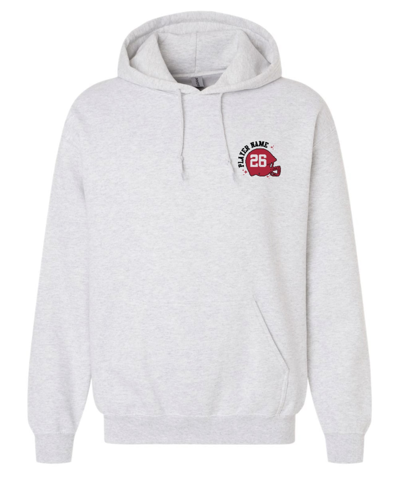 Senior Football '25 - Gildan Hoodie Sweatshirt - Adult - Ash