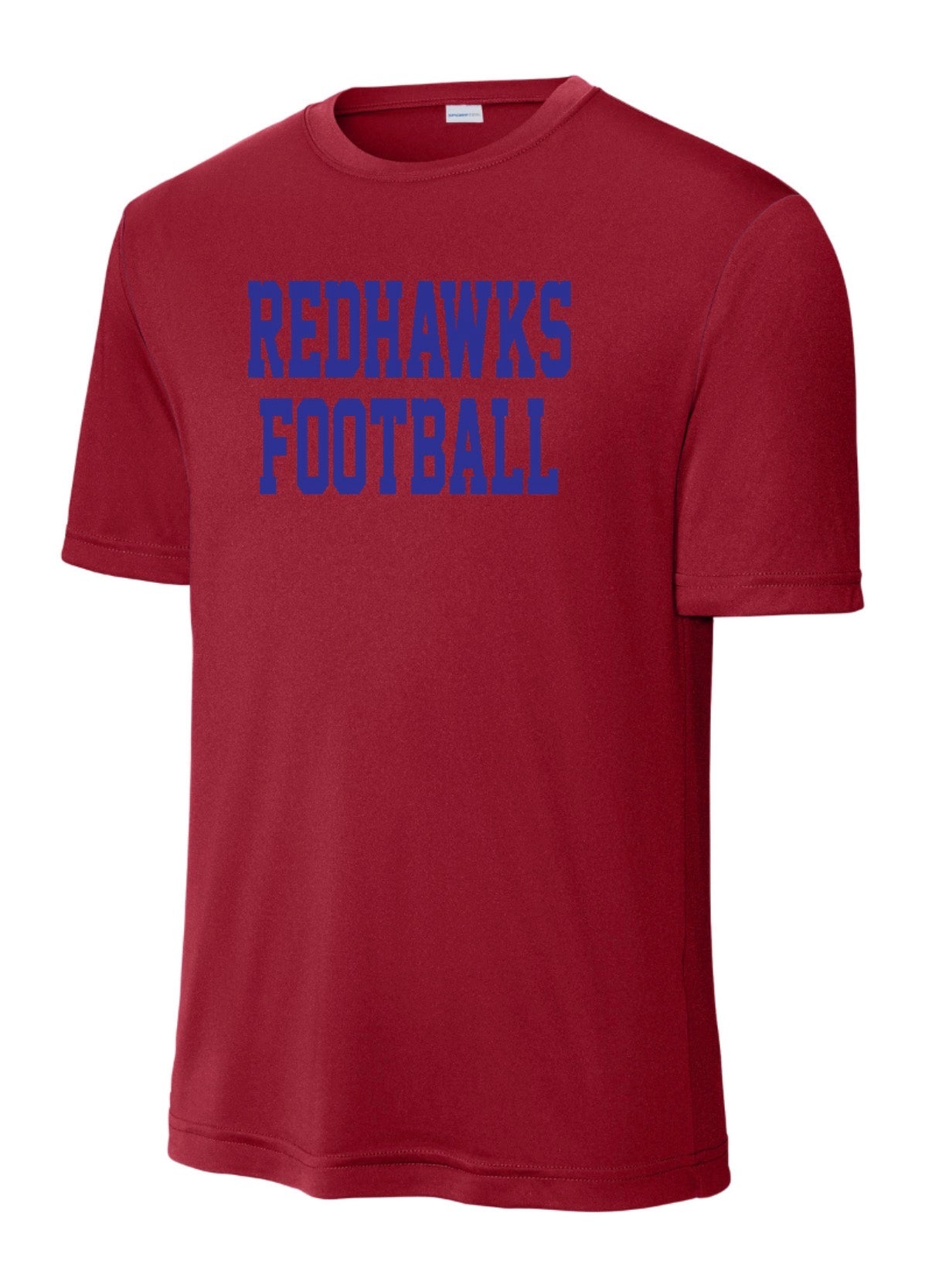 REDHAWKSfootball Sport-Tek PosiCharge Short Sleeve - Youth + Adult - Deep Red