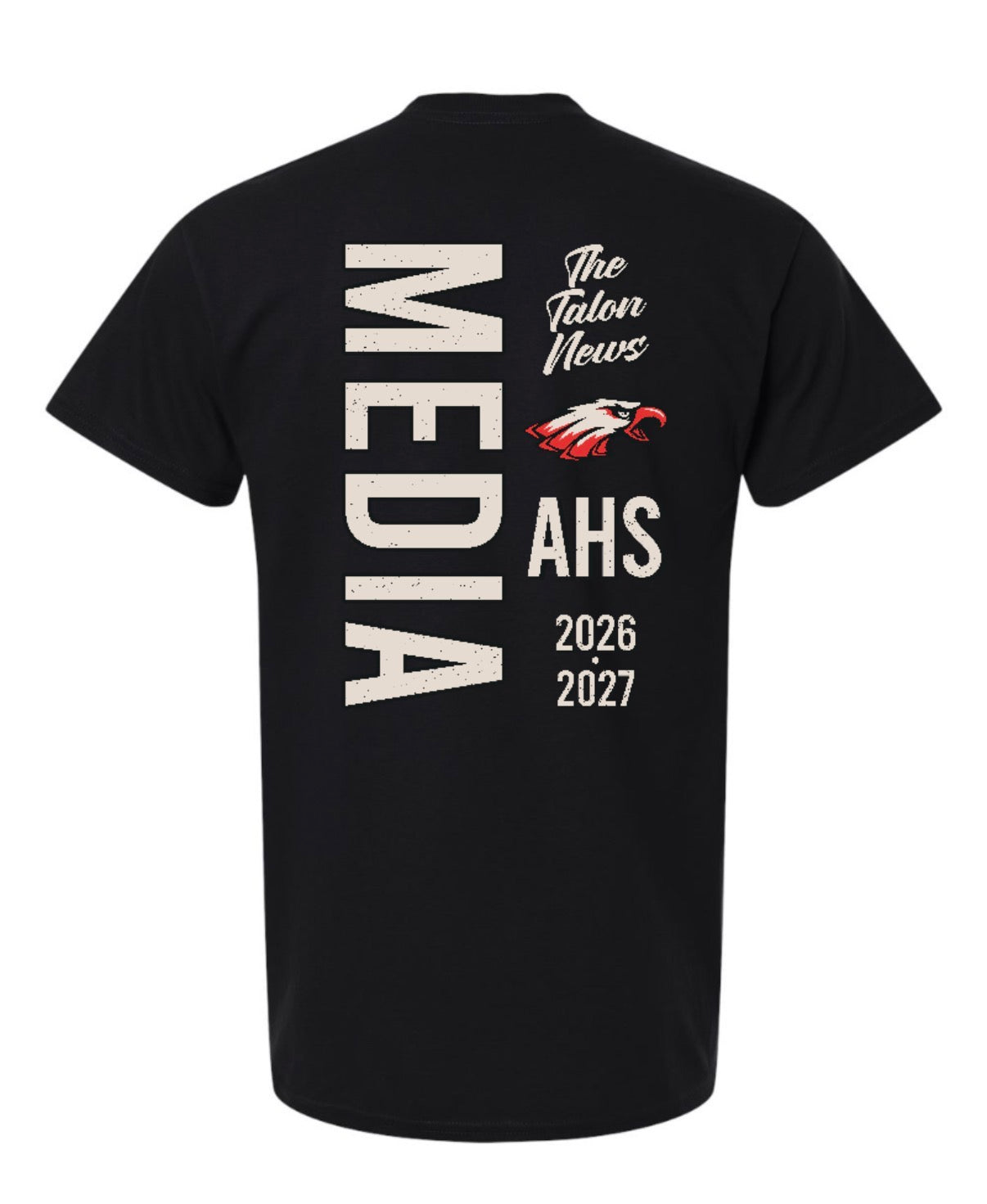 2026 Talon News Media - Short Sleeve Tee - Black