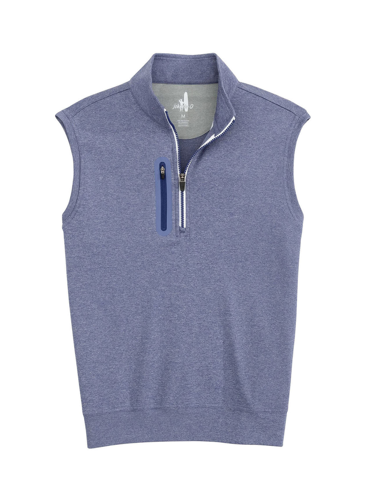 Johnnie-O Men's Denny PREP-FORMANCE Quarter-Zip Vest - Lake Blue