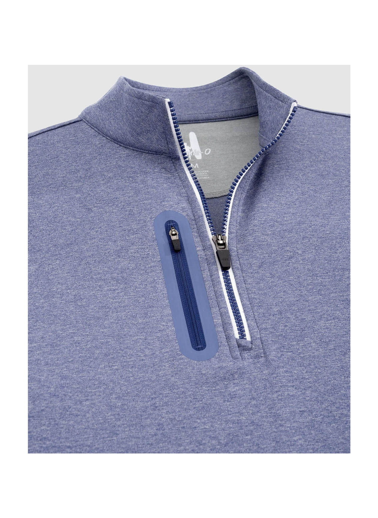 Johnnie-O Men's Denny PREP-FORMANCE Quarter-Zip Vest - Lake Blue