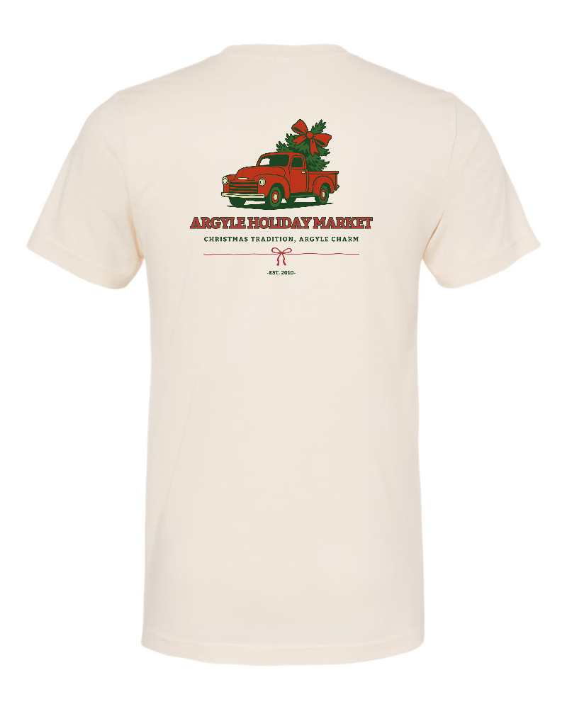 ARGYLEholidaymarket Bella+Canvas Short Sleeve Tee - Heather Natural