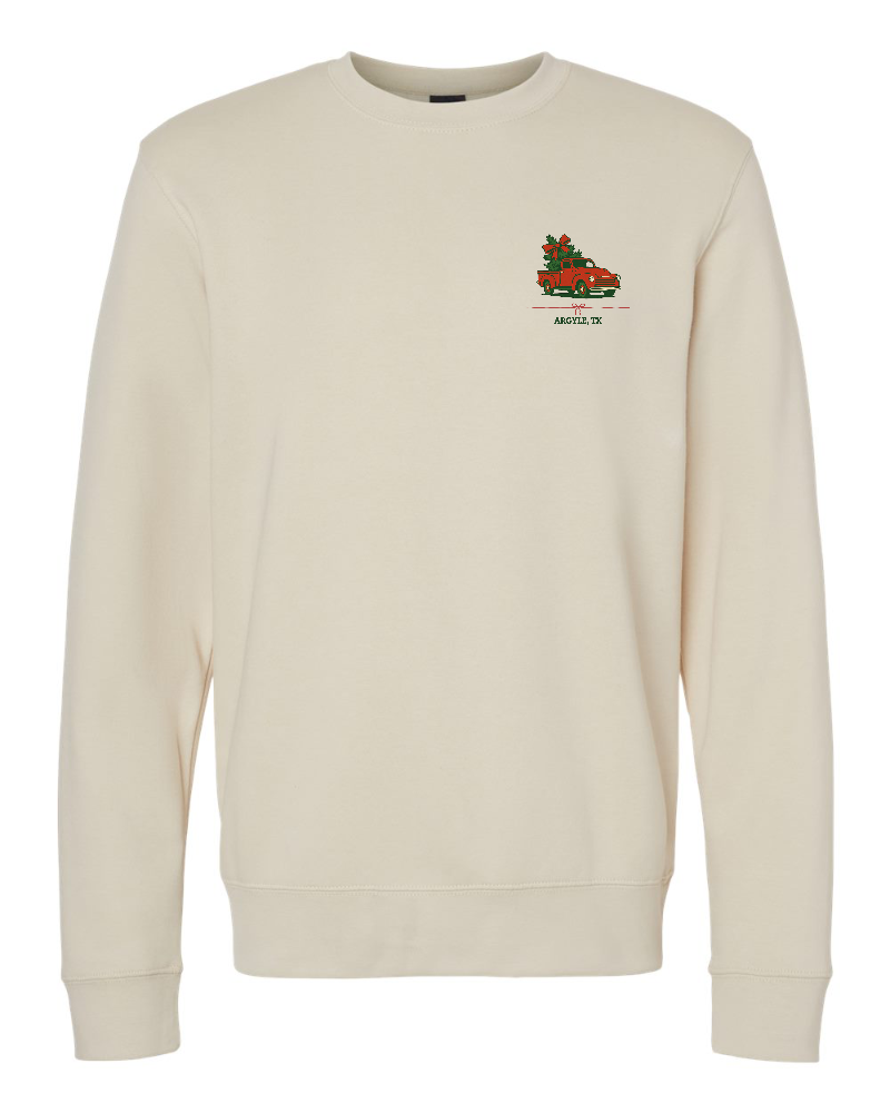ARGYLEholidaymarket J. America Fleece Crewneck Sweatshirt - Oyster