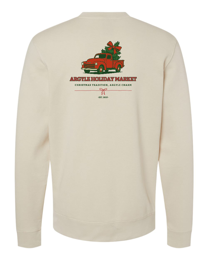 ARGYLEholidaymarket J. America Fleece Crewneck Sweatshirt - Oyster