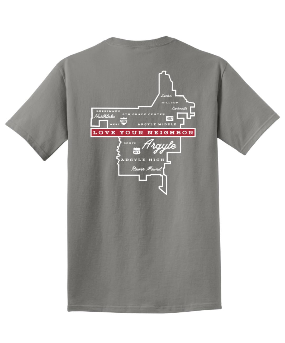 FINAL FEW SALE - AHS Choir 24 - Short Sleeve Tee - Beach Wash Pewter