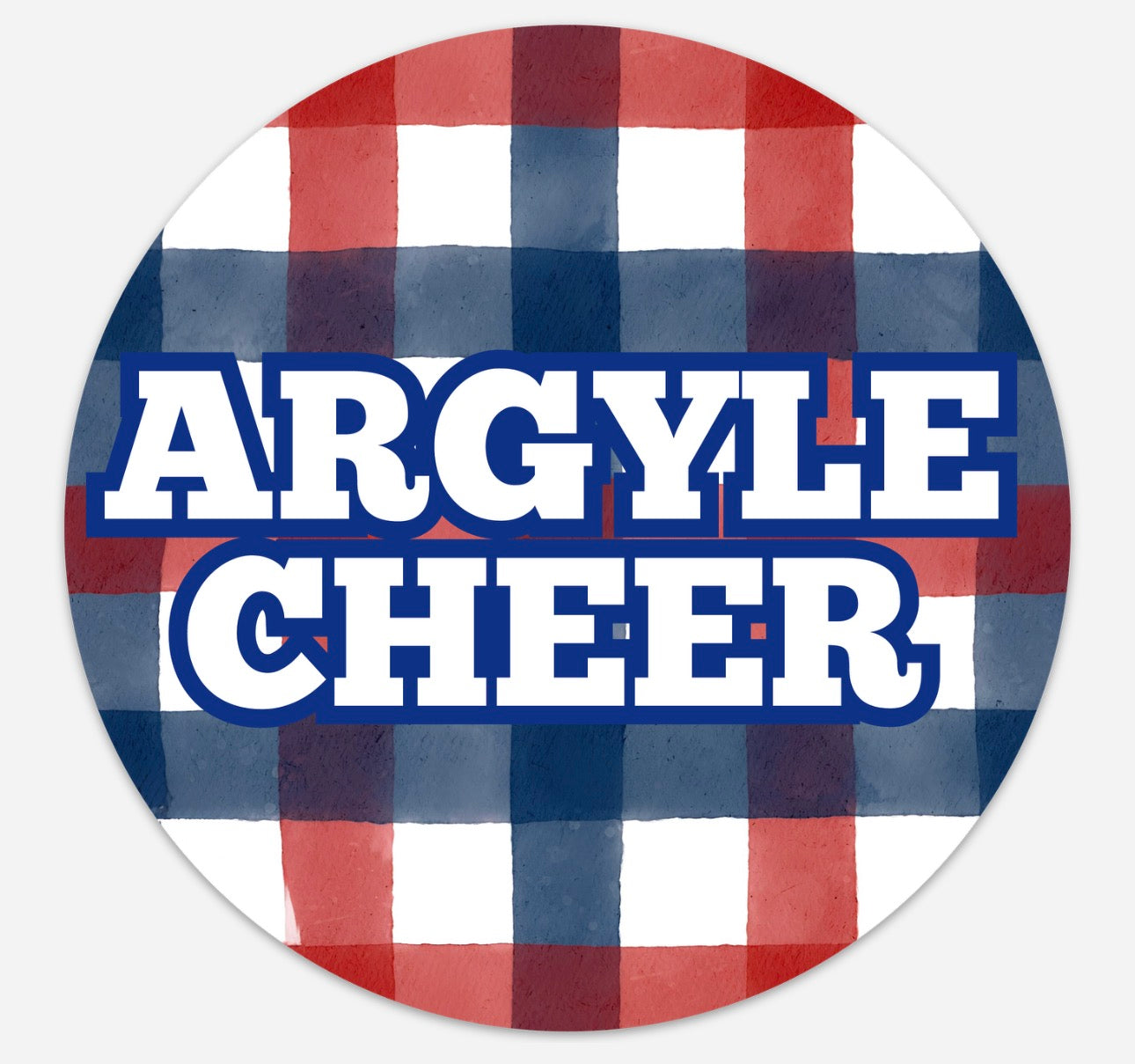 2026ARGYLECheer Vinyl Sticker - Argyle Middle School