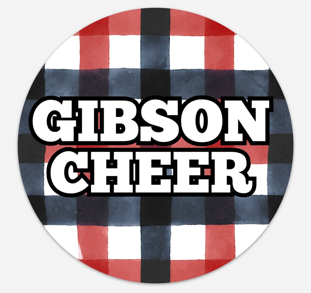2026ARGYLECheer Vinyl Sticker - Gibson Middle School