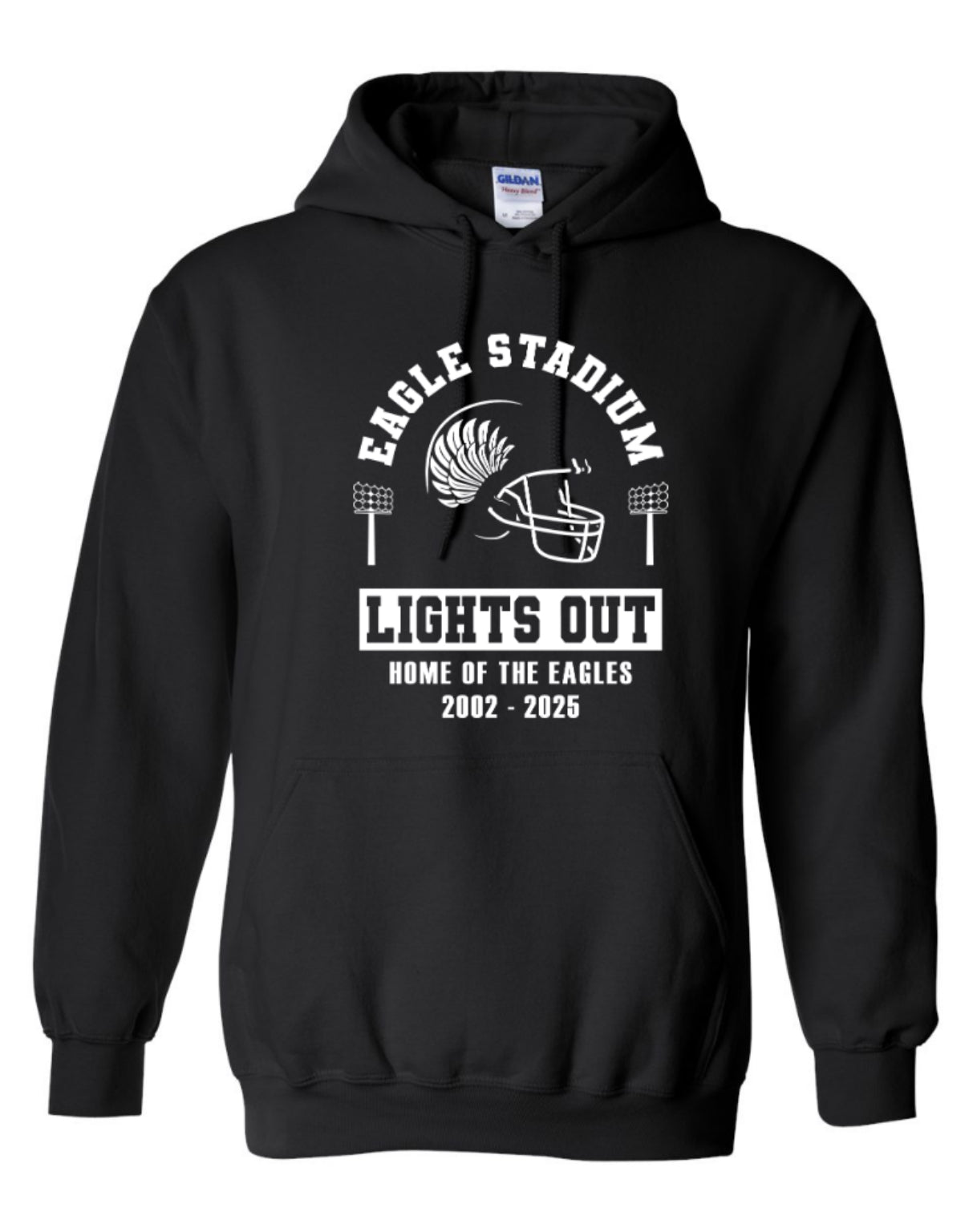 EAGLESTADIUMlightsout Hoodie Sweatshirt - Black