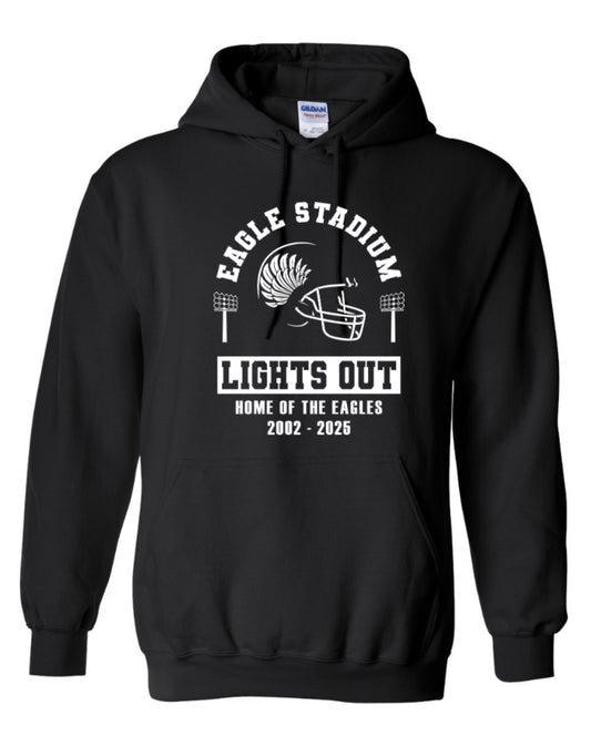 EAGLESTADIUMlightsout Hoodie Sweatshirt - Black