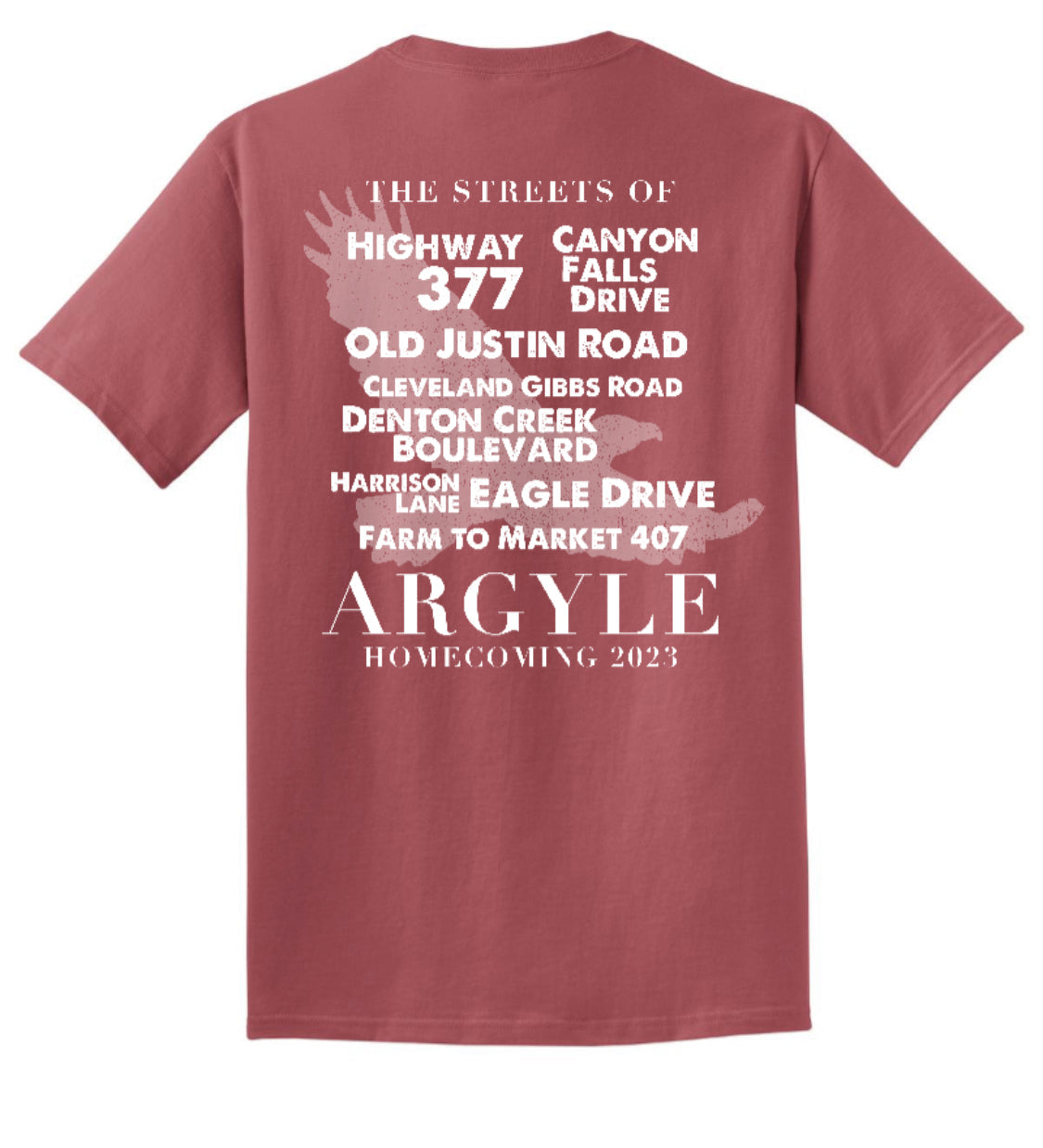 FINAL FEW -2023 HOMECOMING Theme Tee - Red Rock