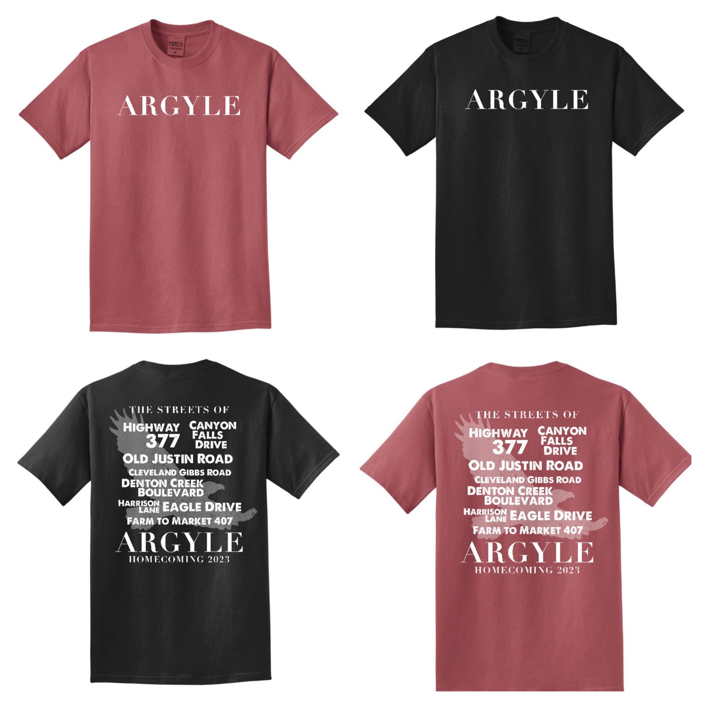 FINAL FEW -2023 HOMECOMING Theme Tee - Red Rock
