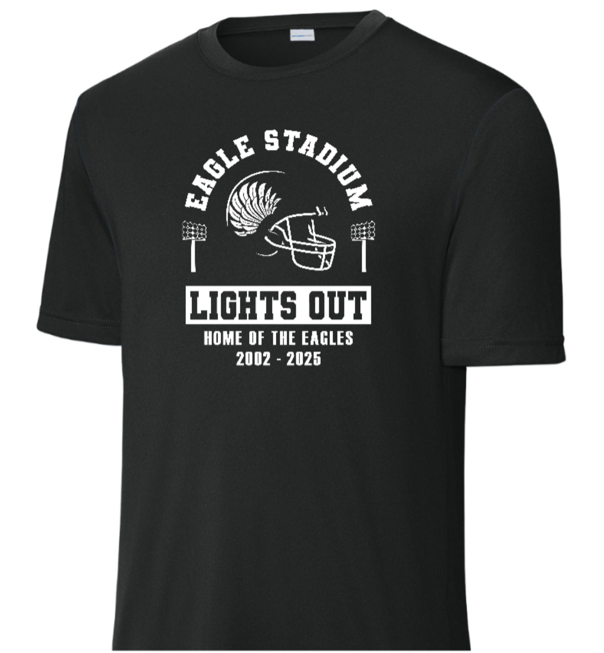 EXTRAS - EAGLESTADIUMlightsout DriFit Peformance Short Sleeve Tee - Black