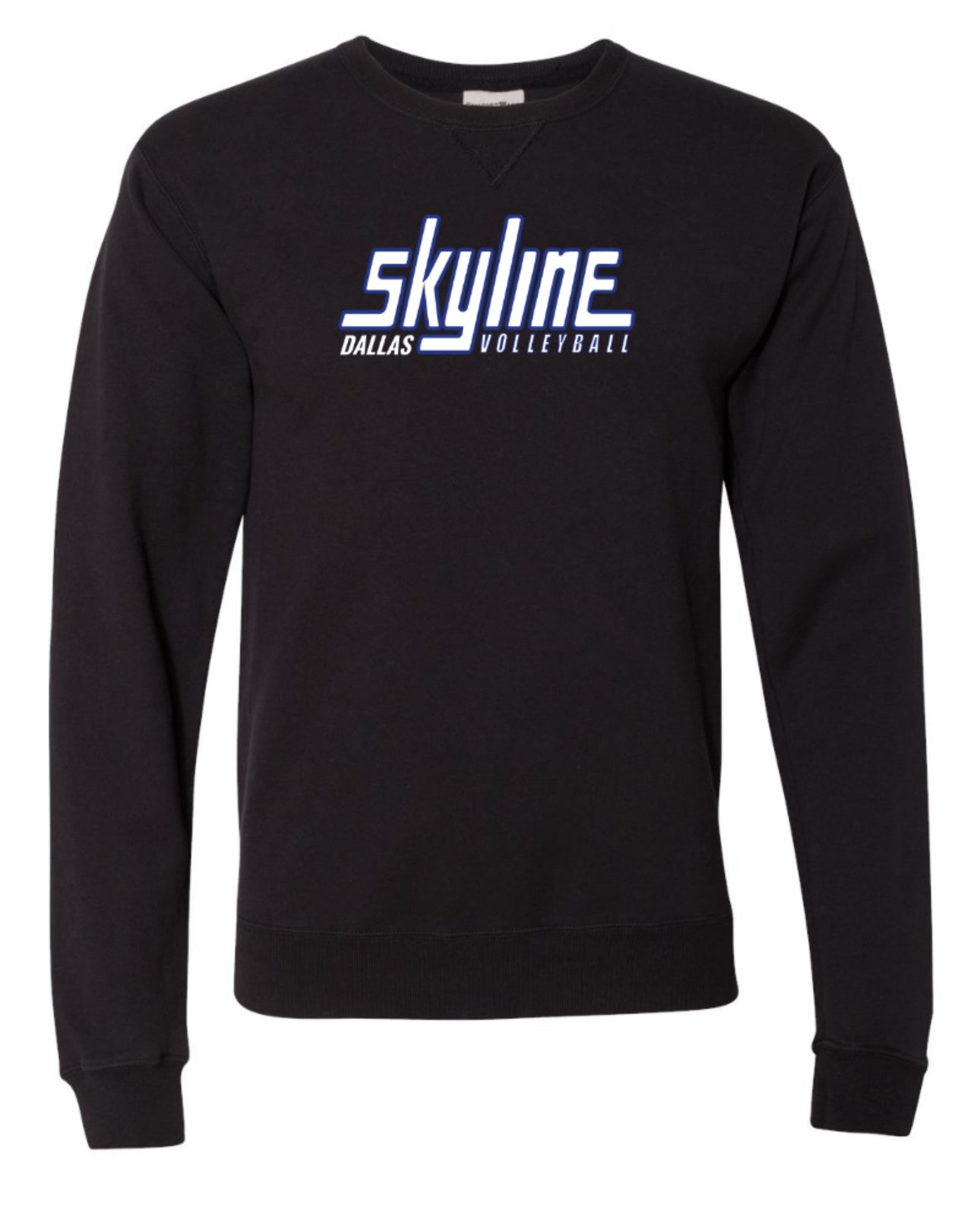 SKYLINE16black ComfortWash Garment-Dyed Crewneck Sweatshirt - Black