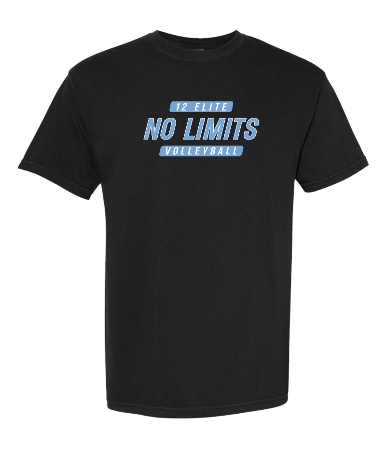 NOLIMITS12elite Comfort Colors Short Sleeve - Black