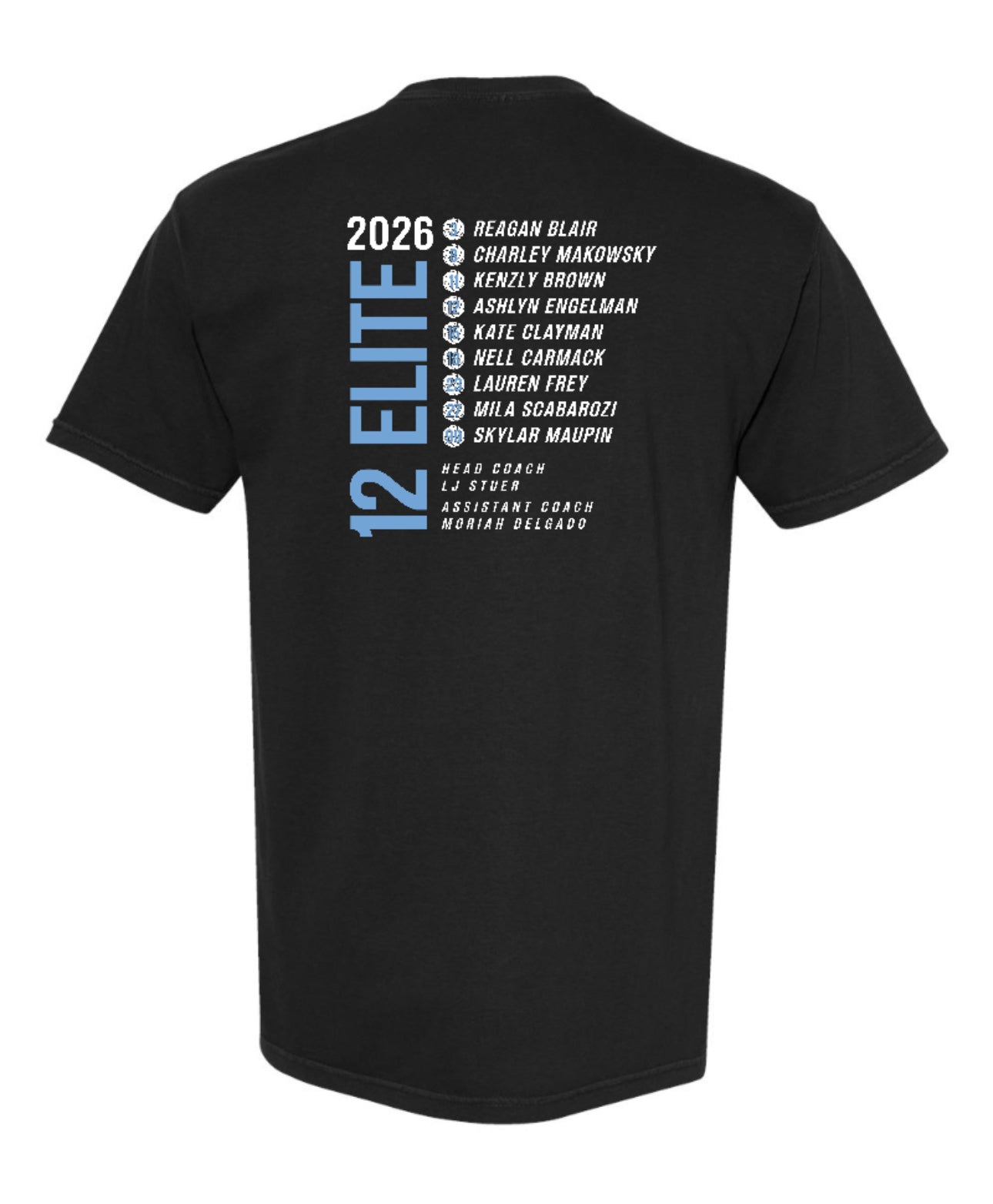 NOLIMITS12elite Comfort Colors Short Sleeve - Black