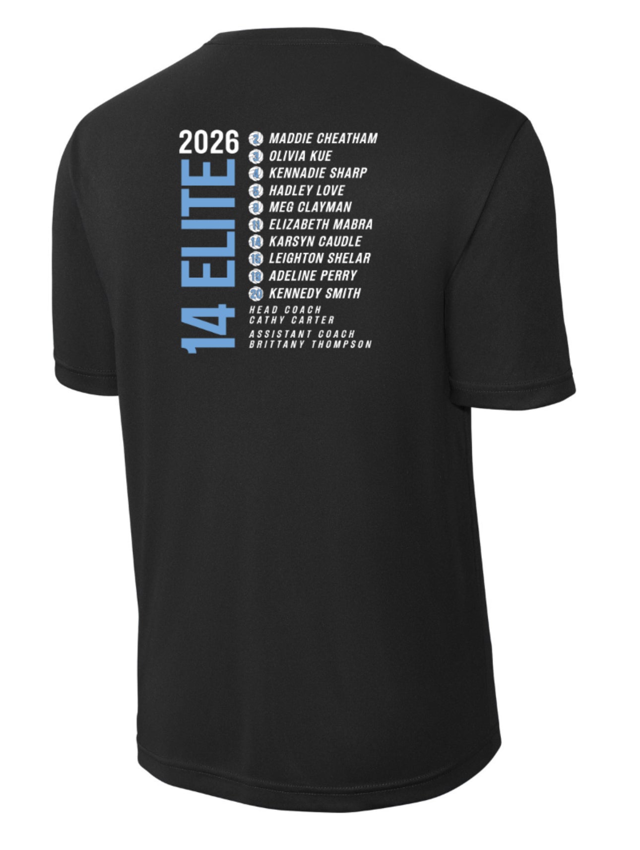 NOLIMITS14Elite Sport-Tek Performance Short Sleeve - Black