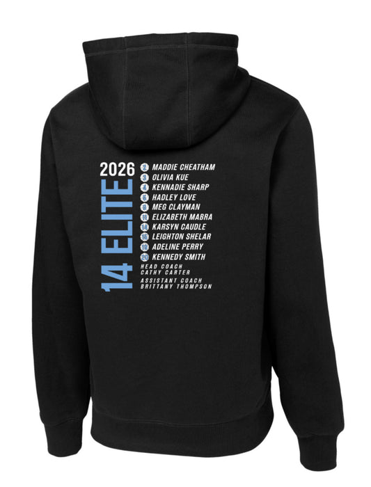 NOLIMITS14Elite Sport-Tek Performance Hoodie Sweatshirt - Black