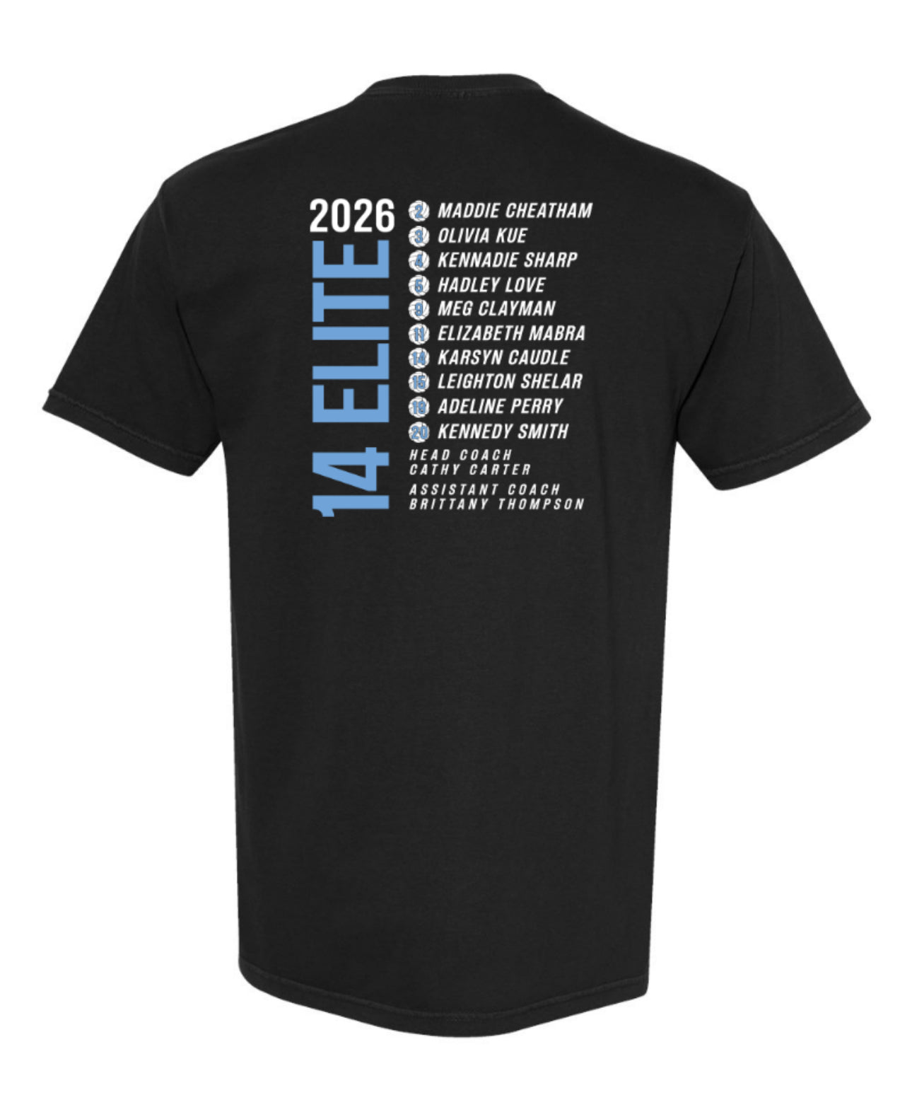 NOLIMITS14elite Comfort Colors Short Sleeve - Black