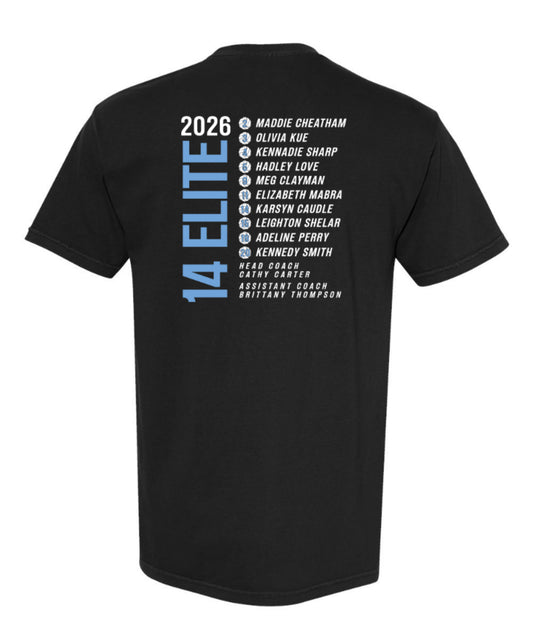 NOLIMITS14elite Comfort Colors Short Sleeve - Black