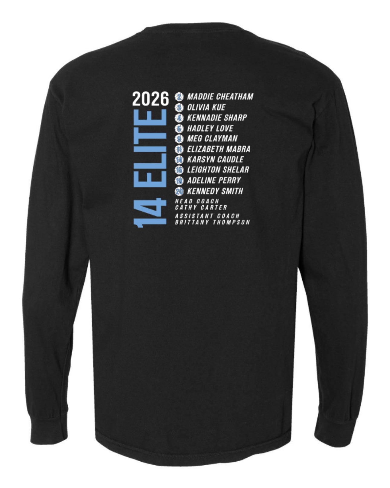 NOLIMITS14elite Comfort Colors Long Sleeve - Black