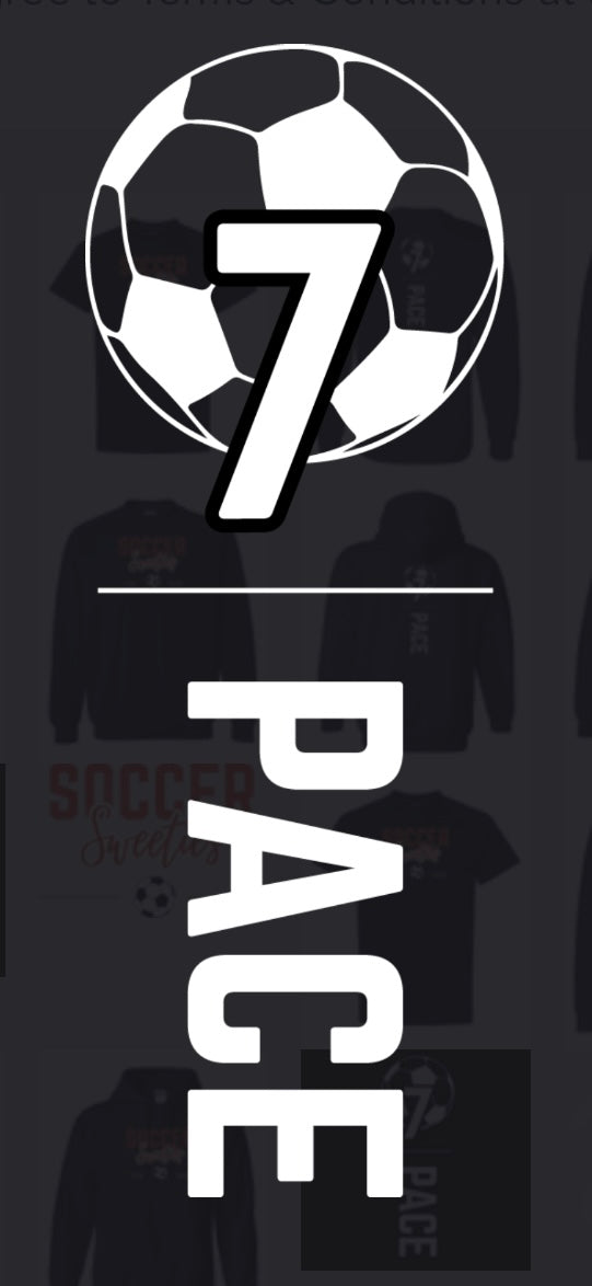 MENS VARSITY Soccer Sweeties 100% Cotton Long Sleeve Tee - Black