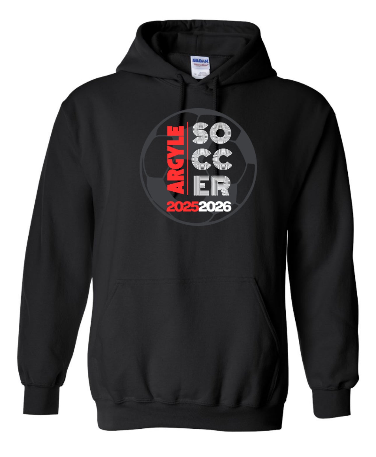 MENS 25-26 Program Cotton/Poly Hoodie Sweatshirt - Black