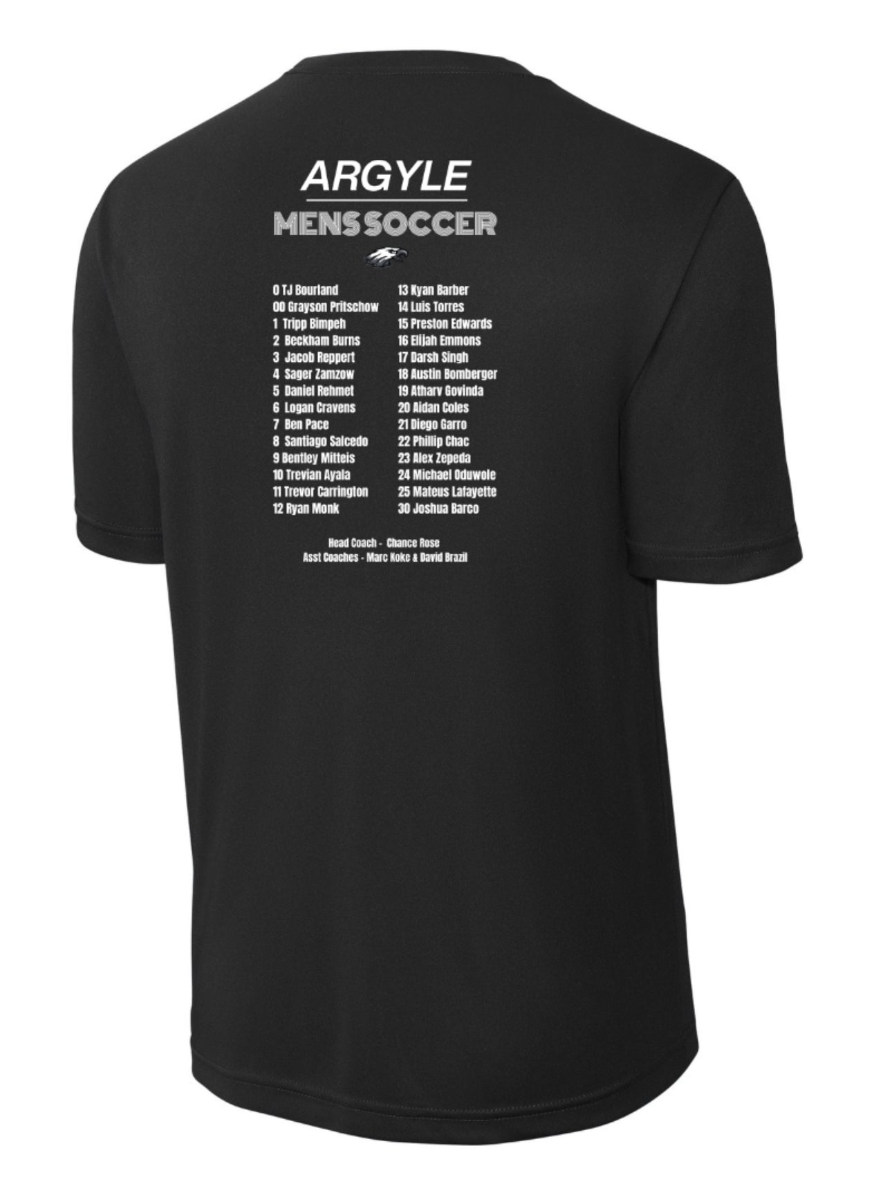 MENS 25-26 Program Sport-Tek Performance Short Sleeve - Black