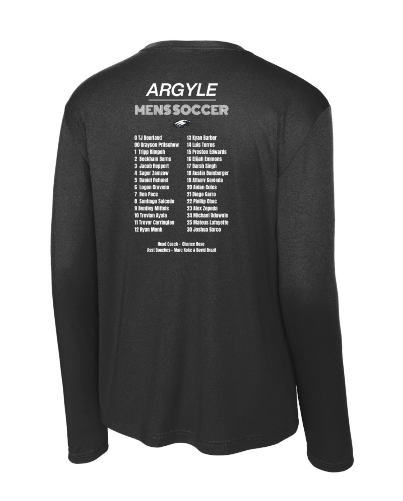 MENS 25-26 Program Sport-Tek Performance Long Sleeve - Black