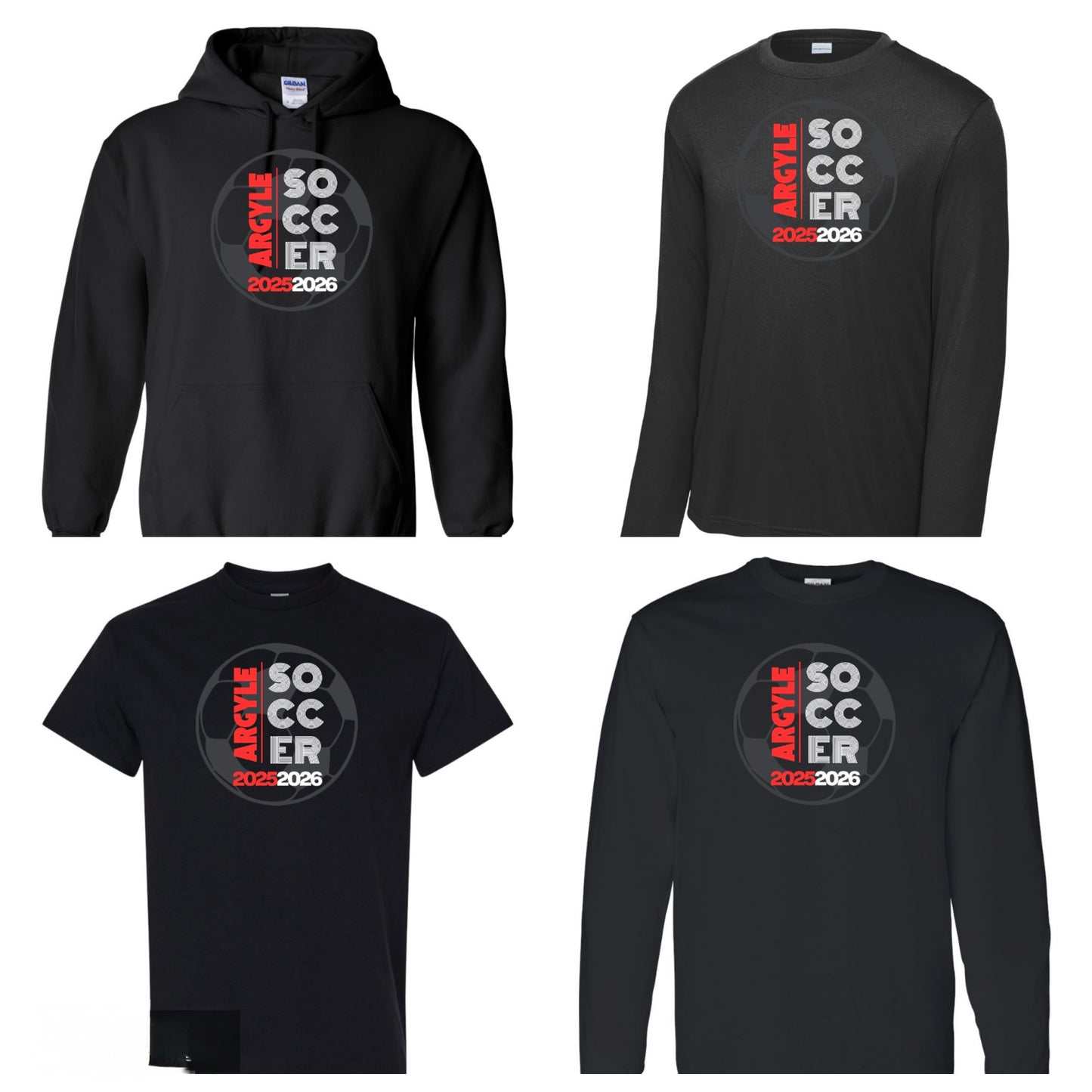 MENS 25-26 Program Sport-Tek Performance Long Sleeve - Black