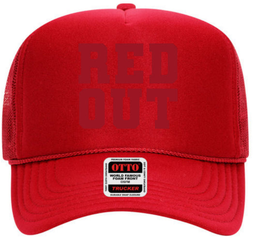 ARGYLEredout Stack High Profile Foam Trucker + PUFF Ink - Red