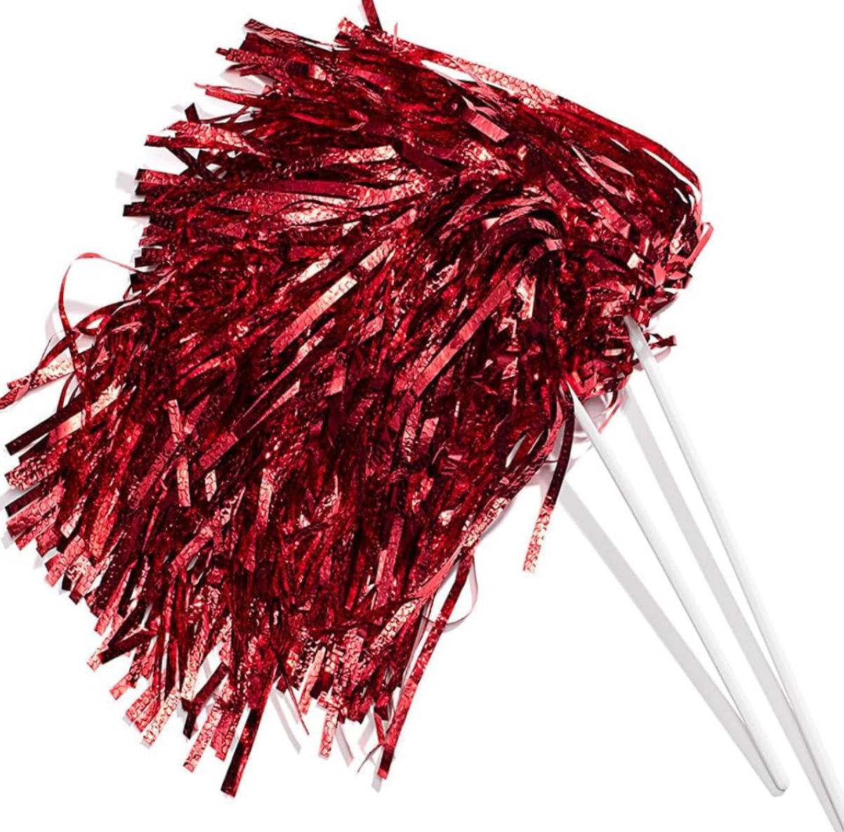 ARGYLEredout Red Metallic Pom Pom