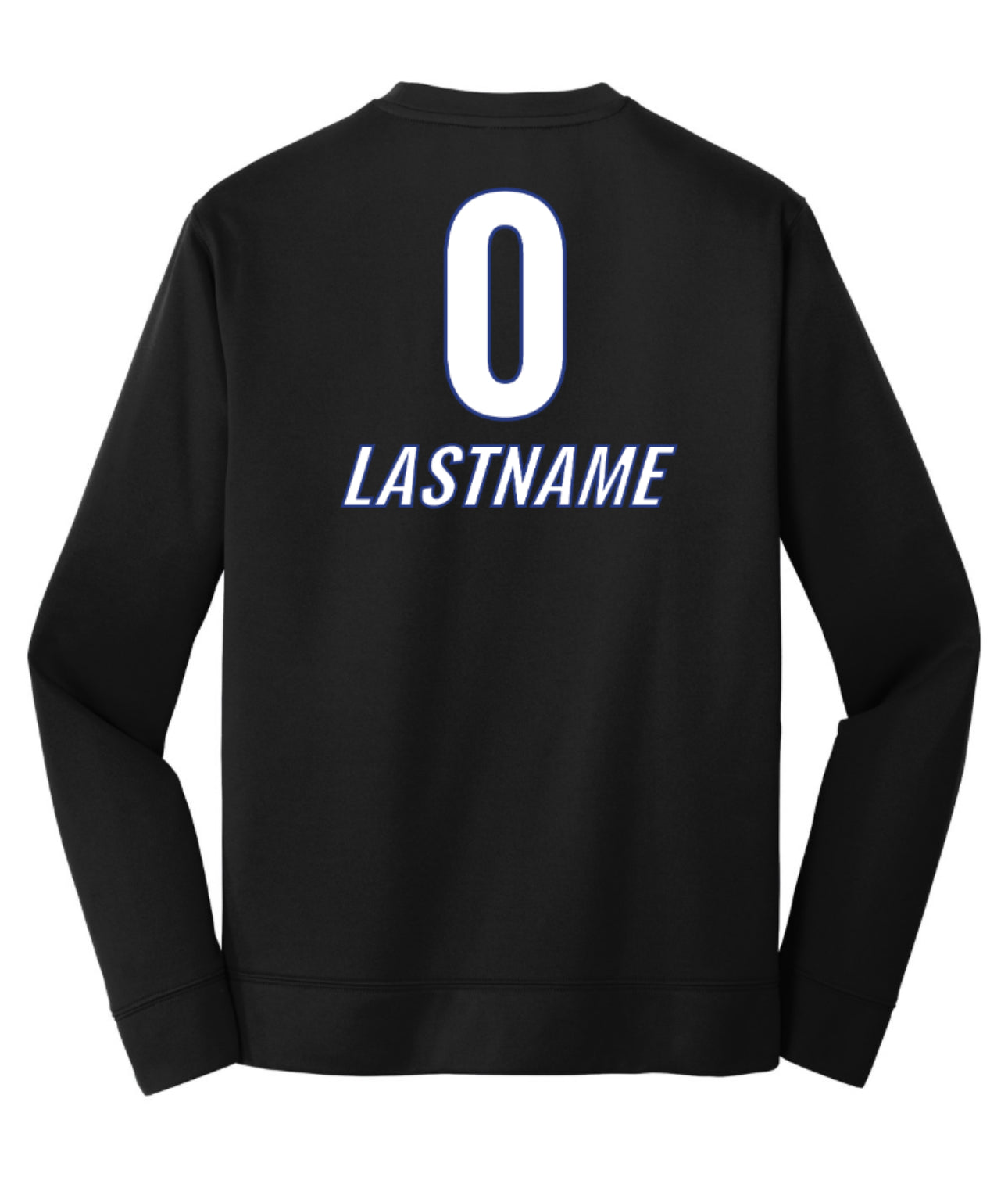 SKYLINE17royal Port & Co Performance Crewneck Sweatshirt - Black