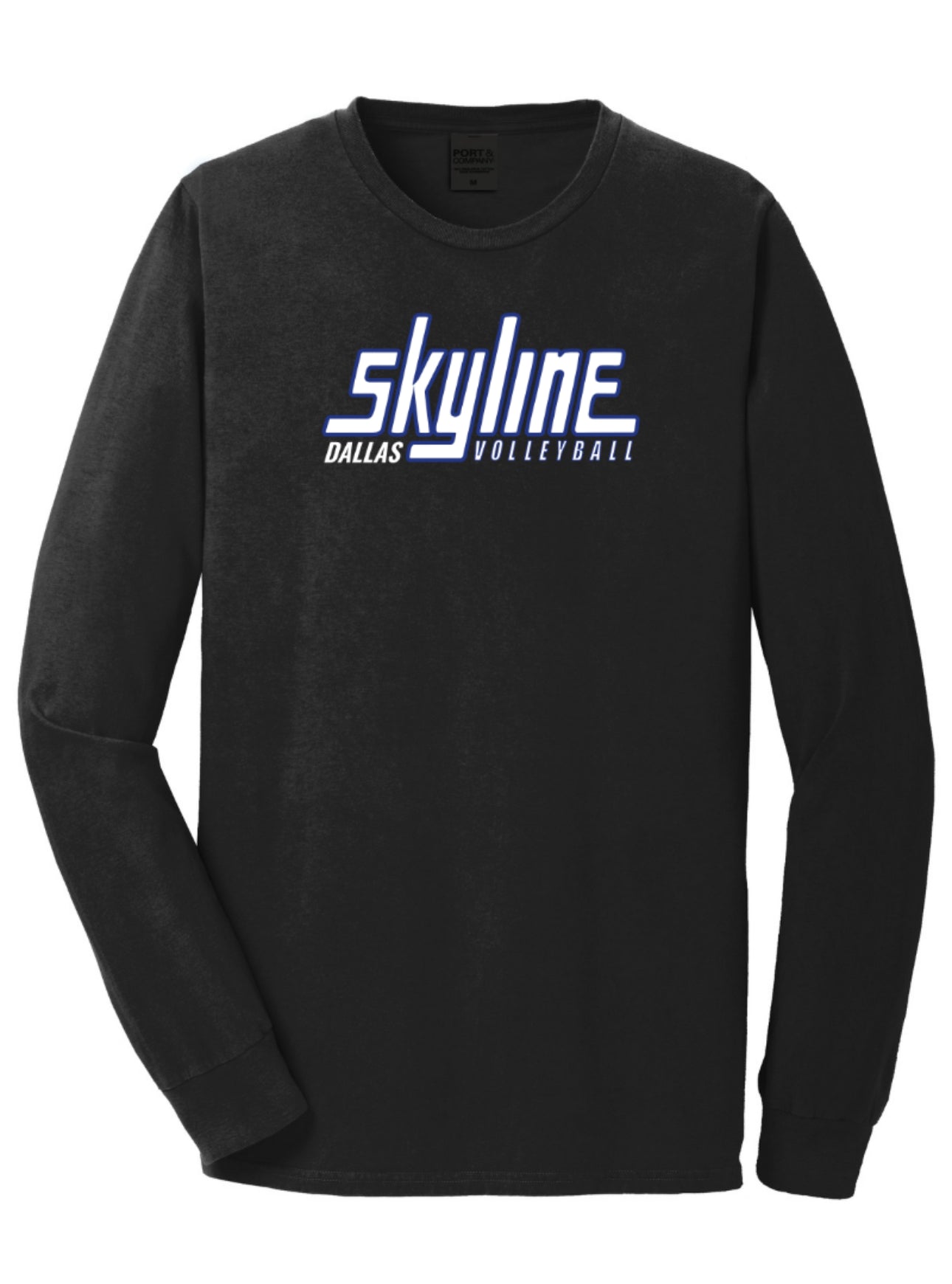 SKYLINE17royal Port & Co Beach Wash Garment-Dyed Long Sleeve - Black
