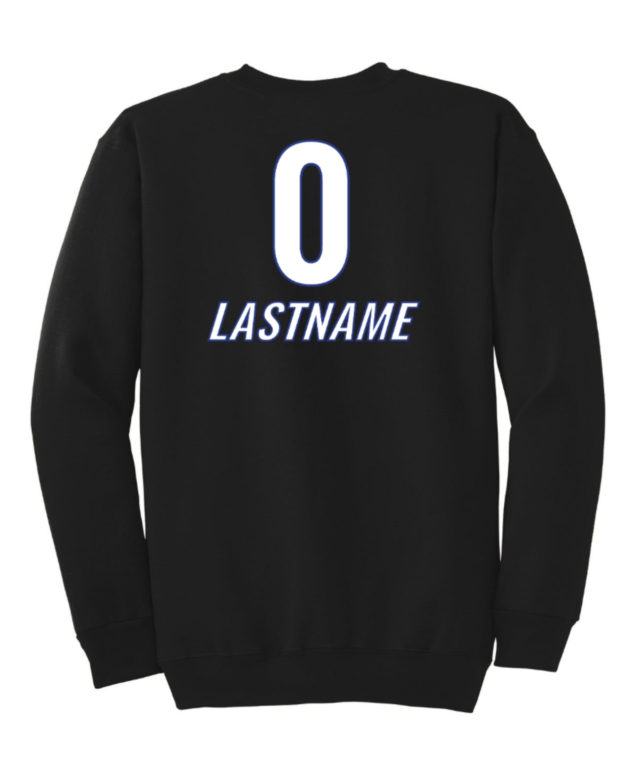 SKYLINE17royal Port and Co Essential Fleece Crewneck Sweatshirt - Jet Black