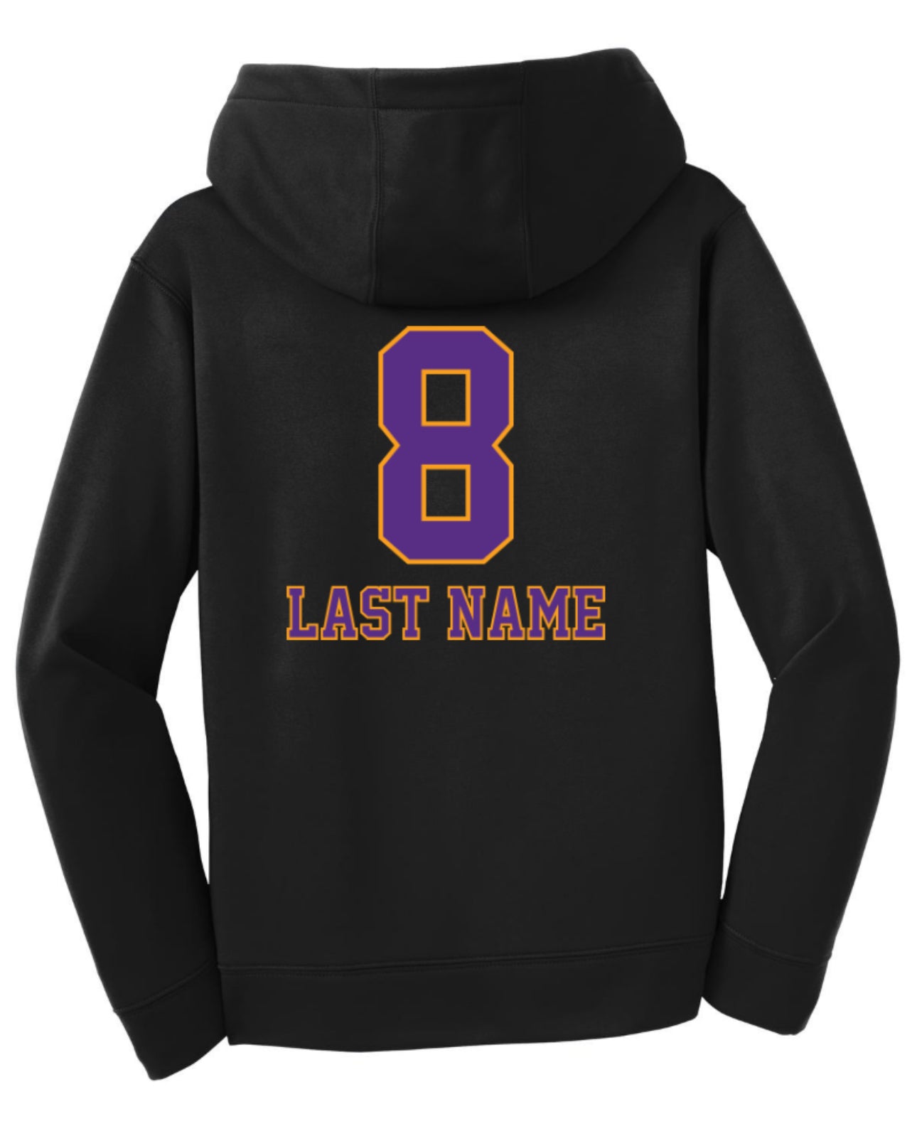 MAMBAmentality Personalized YOUTH Sport-Tek Performance Hoodie Sweatshirt - Black