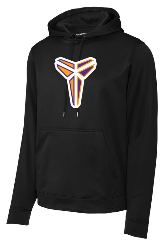 MAMBAmentality Personalized ADULT Sport-Tek Performance Hoodie Sweatshirt - Black